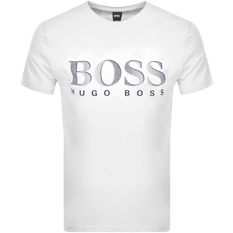 Alternative Image for ProductBOSS UV Protection Logo T Shirt White1